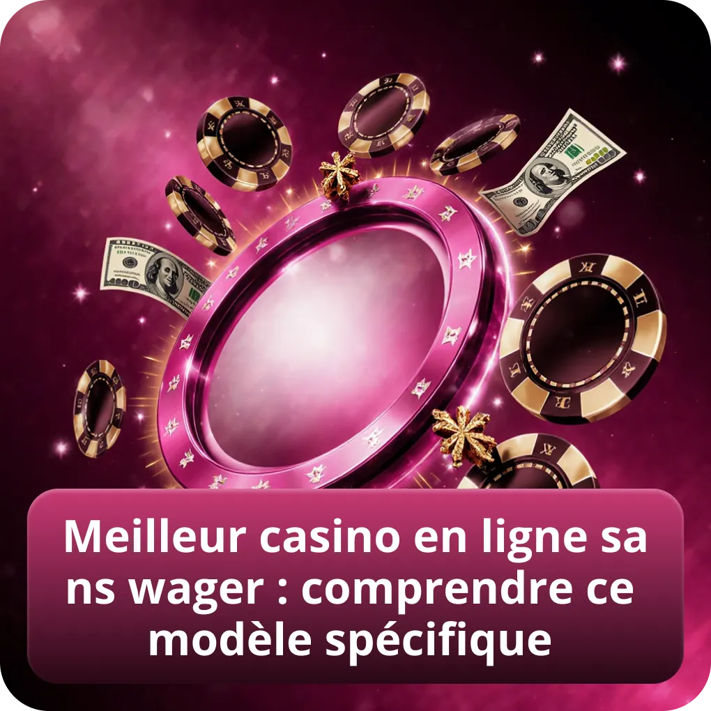 Meilleur casino en ligne sans wager : comprendre ce modèle spécifique