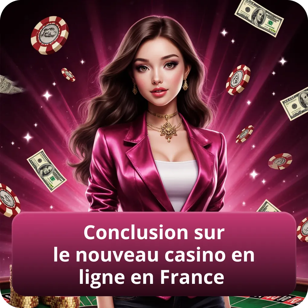 Conclusion sur le nouveau casino en ligne en France