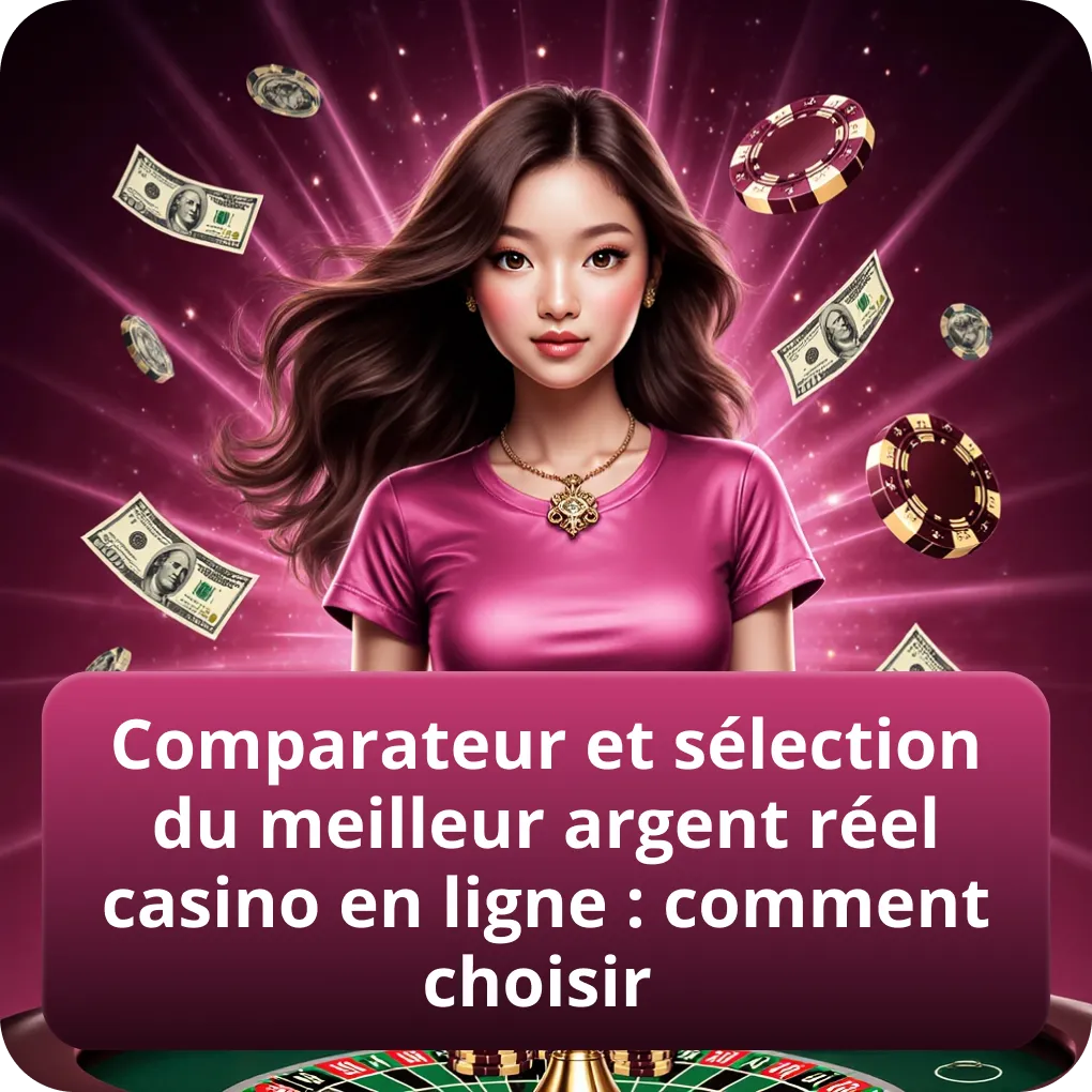 Comparateur et sélection du meilleur argent réel casino en ligne : comment choisir