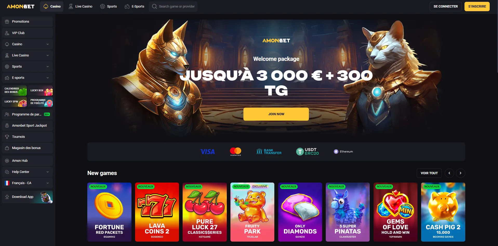 Bonus proposés par un nouveau casino en ligne France