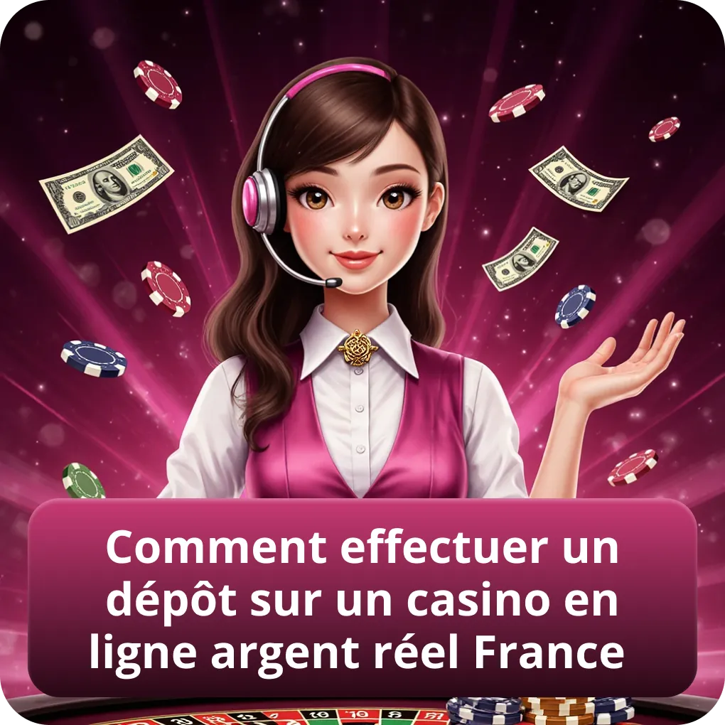 Comment effectuer un dépôt sur un casino en ligne argent réel France